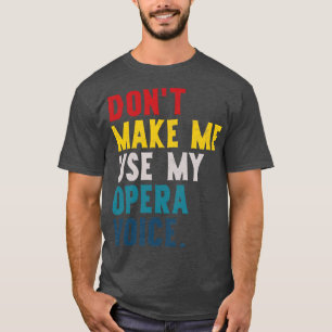 T-shirt Ne pas me faire utiliser ma voix