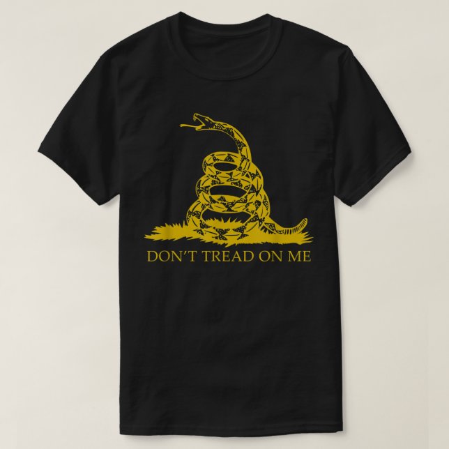 T-shirt Ne pas me filer les maillots pour hommes Gadsden D (Design devant)