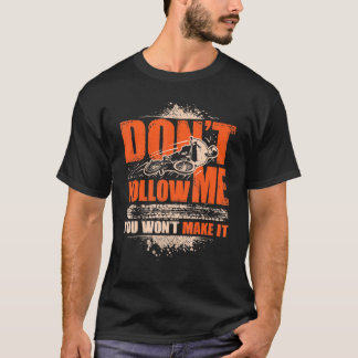 T-shirt Ne Pas Me Suivre Bmx Vélo Course Retro Vint