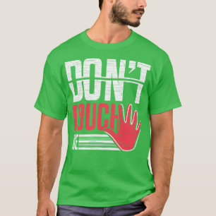 T-shirt Ne pas me toucher Distances sociales
