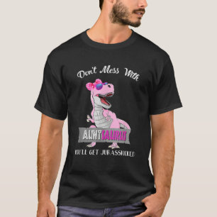 T-shirt Ne Pas Mess Avec Mamasaurus Autisme Maman Tee Mère