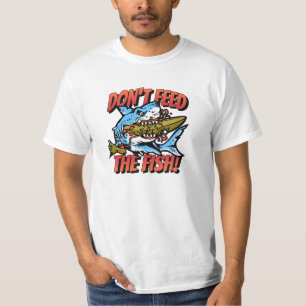 T-shirt Ne pas nourrir le poisson - Drôle