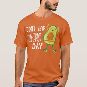 T-shirt Ne pas sauter avocardio journée Funny Exercice Fit