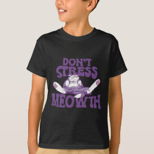 T-shirt Ne pas stresser la connaissance nationale du stres