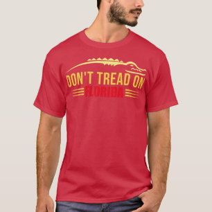 T-shirt Ne Pas Tourner Sur L'Alligator Florida