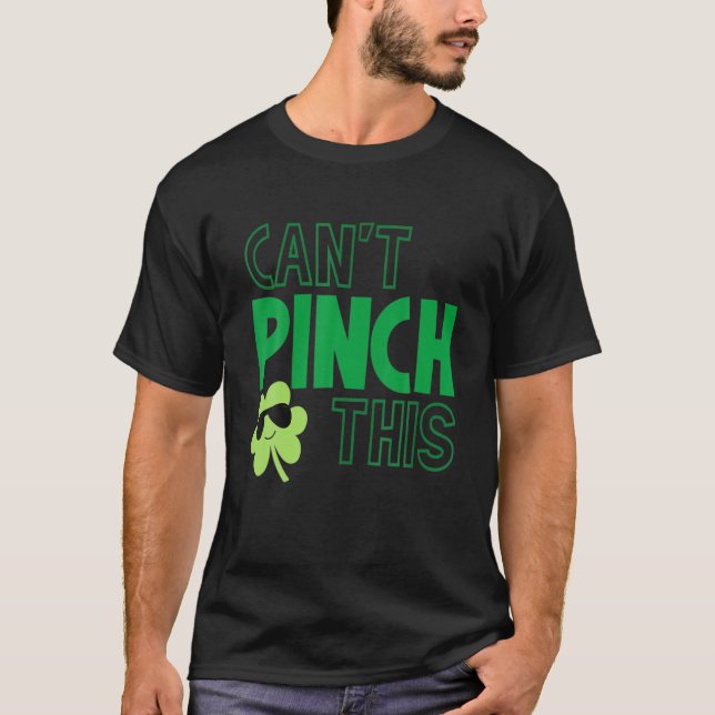 T-shirt Ne peut pas pincer ce mignon Saint St. Patrick's D (Devant)