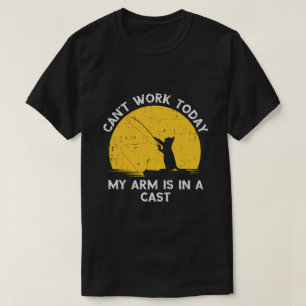T-shirt Ne peut pas travailler aujourd'hui Mon bras est da