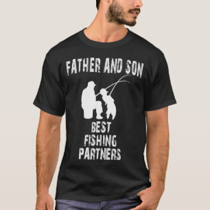 T-shirt Né pour aller pêcher le bar poisson pêcheur garçon
