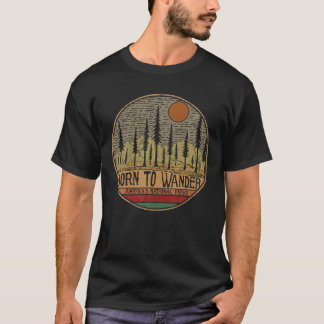 T-shirt Né pour errer dans les Amériques Parcs nationaux V
