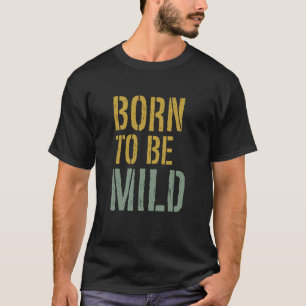 T-shirt Né Pour Être Léger Introvert Vintage Grunge Distre