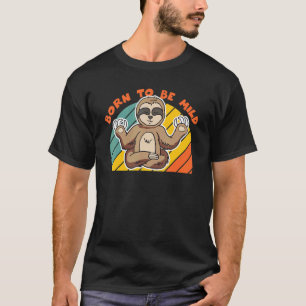 T-shirt Né Pour Être Une Fente Légère