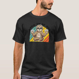 T-shirt Né Pour Être Une Fente Légère