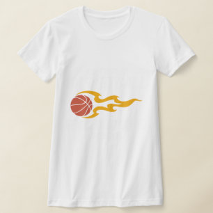 T-shirt Né Pour Jouer Au Basket-Ball Obligé D'Aller À L'Éc