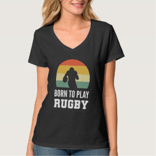 T-shirt Né pour jouer au Linemen ou au fan de football