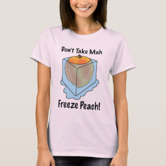 T-shirt Ne prenez pas la pêche de gel d'heure-milliampère