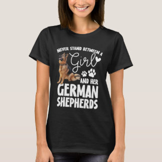 T-shirt Ne Restez Jamais Entre Une Fille Et Son Berger All
