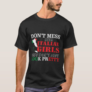 T-shirt Ne salissez pas avec fierté italienne de l'Italie