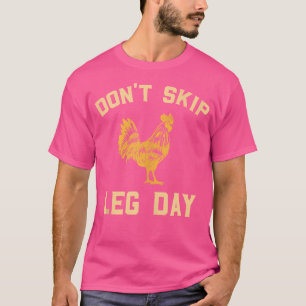 T-shirt Ne Sautez Pas La Journée De Jambe Pour Les Fans De