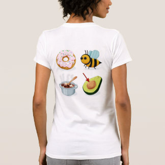 T-shirt Ne Sois Pas Stupide Rébus (dos)
