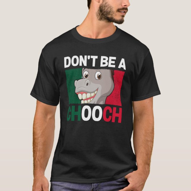 T-shirt Ne sois pas un Humour d'Italie à la sauce (Devant)