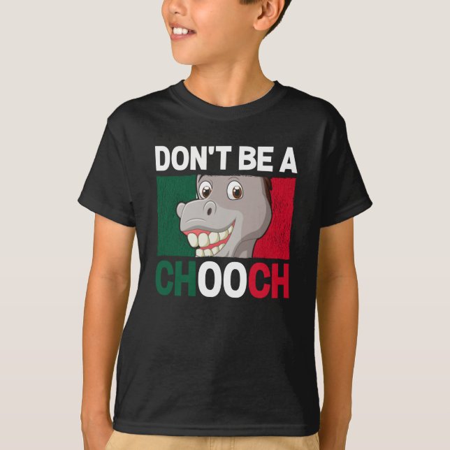 T-shirt Ne sois pas un Humour d'Italie à la sauce (Devant)