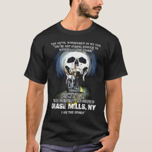 T-shirt Ne sous-estimez jamais CHASE MILLS NY Man