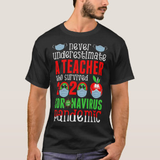 T-shirt Ne Sous-Estimez Jamais La Pandémie Du Coronavirus 