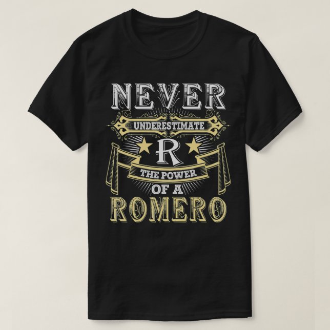 T-shirt Ne Sous-Estimez Jamais La Puissance Du Nom De ROME (Design devant)