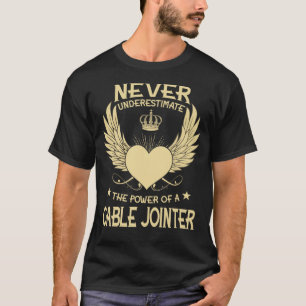 T-shirt Ne Sous-Estimez Jamais La Puissance D'Une Jointe D