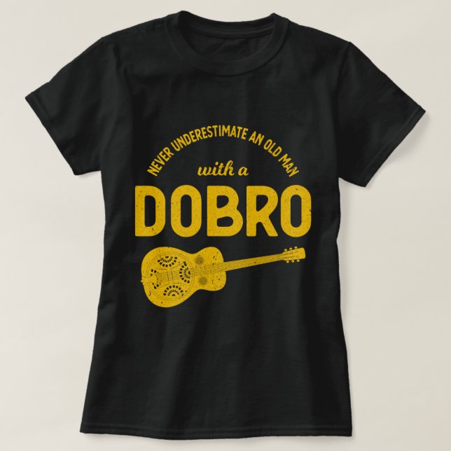 T-shirt Ne Sous-Estimez Jamais Le Vieux Homme Bluegrass Mu (Design devant)