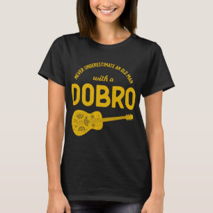 T-shirt Ne Sous-Estimez Jamais Le Vieux Homme Bluegrass Mu