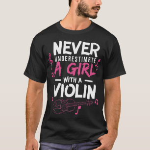 T-shirt Ne Sous-Estimez Jamais Les Musiciens D'Un Joueur D