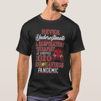T-shirt Ne Sous-Estimez Jamais Un Thérapeutique Respiratoi