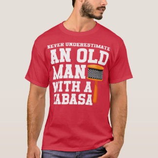 T-shirt Ne Sous-Estimez Jamais Un Vieux Homme Avec Un Caba