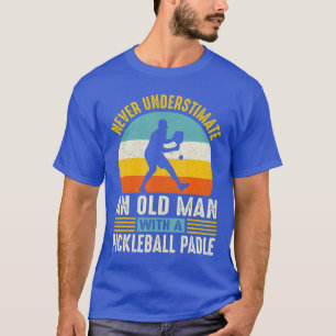 T-shirt Ne Sous-Estimez Jamais Un Vieux Homme Drôle Pickle
