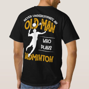 T-shirt Ne Sous-Estimez Jamais Un Vieux Homme Qui Joue Au 