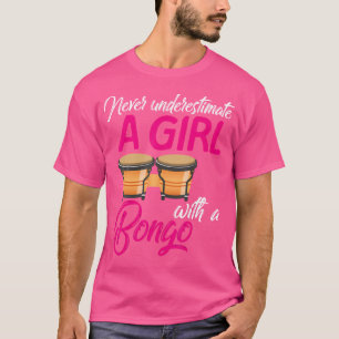 T-shirt Ne Sous-Estimez Jamais Une Fille Drôle Joueur De T