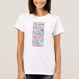 T-shirt Ne soyez pas découragés par le chagrin du monde