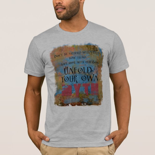 T-shirt Ne soyez pas satisfaisant… dévoilent votre propre (Devant)