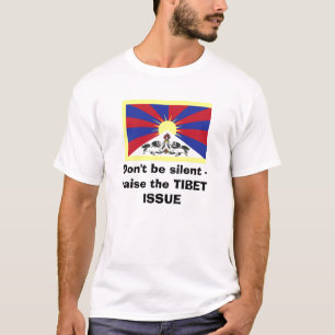 T-shirt Ne soyez pas silencieux - soulevez le THIBET