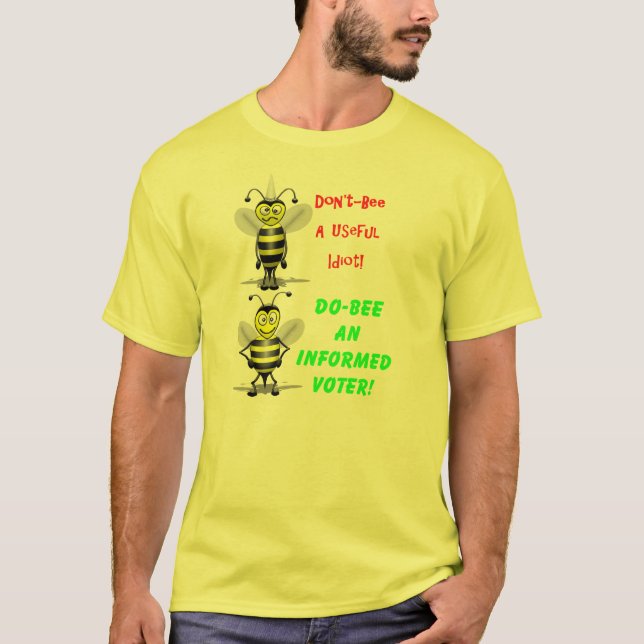 T-shirt Ne soyez pas un idiot utile (Devant)
