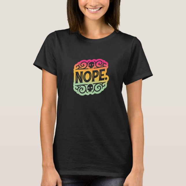 T-shirt Ne soyez pas une personne du Oui, dites simplement (Devant)