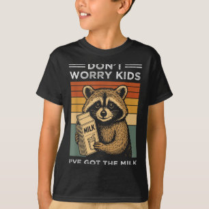 T-shirt Ne t’inquiète pas Enfants J’ai le lait Gros Rétro