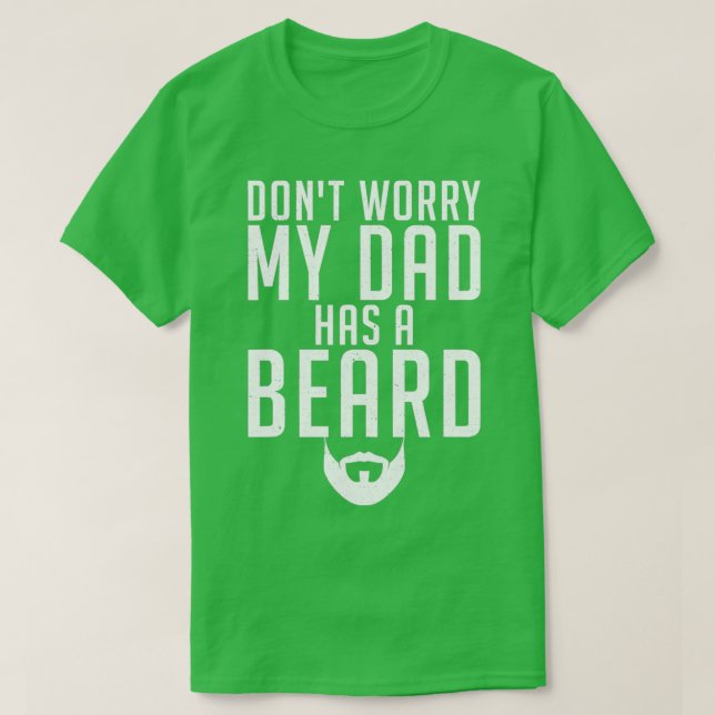 T-shirt Ne T'Inquiète Pas Mon Père A Une Bête Fière Classi (Design devant)
