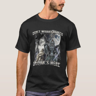 T-shirt Ne t'inquiète pas, papa chaton est là