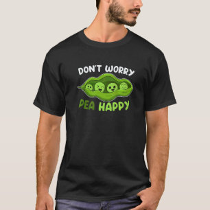 T-shirt Ne t'inquiète pas petit pois Végétalien Végétarien