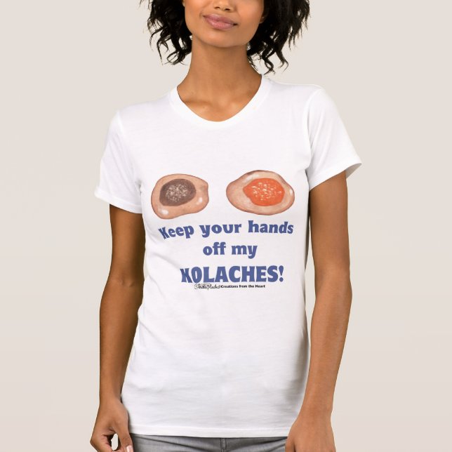 T-shirt Ne touchez pas à ma chemise KOLACHES ! (Devant)