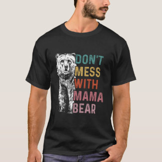 T-shirt Ne Touchez Pas À Maman Ours Fête Des Mères