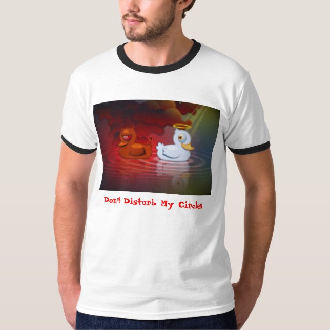 T-shirt Ne touchez pas à mes cercles (Devant)