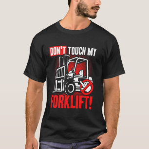 T-shirt Ne touchez pas à mon travailleur d'entrepôt de cha